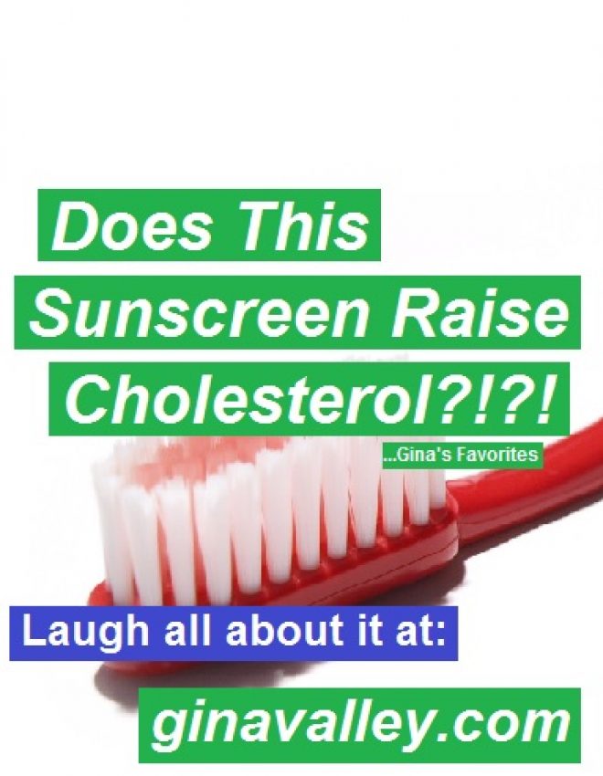 Does This Sunscreen Raise Cholesterol?!?!
