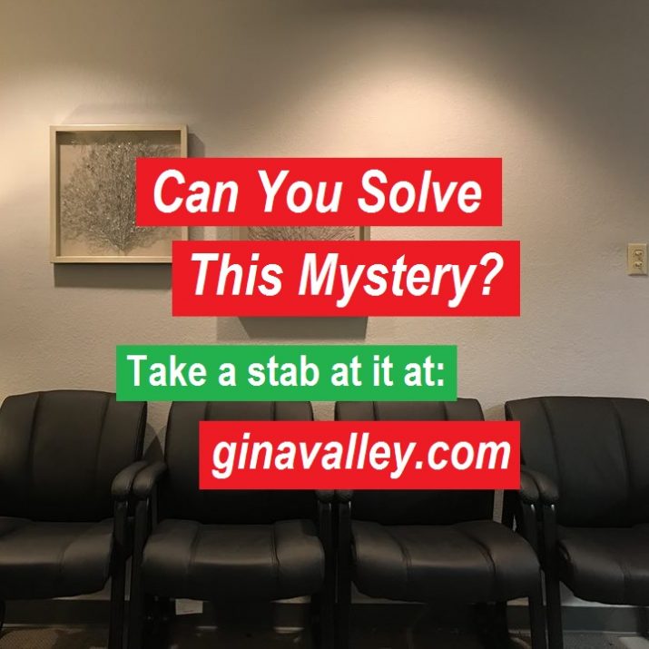 Mystery Solve-It-Yourself Humor Funny Humorous Family Life Love Laugh Laughter Parenting Mom Moms Dad Dads Parenting Child Kid Kids Children Son Sons Daughter Daughters Brother Brothers Sister Sisters Grandparent Grandma Grandpa Grandparents Grandfather Grandmother Parenting Gina Valley Can You Solve This Mystery?